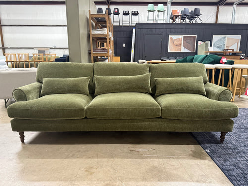 Interior Define Maxwell Fabric 3-Seat Sofa - Ivy Performance Vintage Velvet