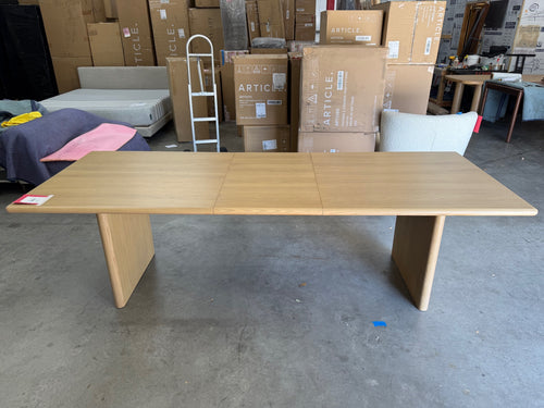 Torme 82.75" - 104.25" Extendable Dining Table - White Oak