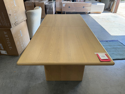 Torme 82.75" - 104.25" Extendable Dining Table - White Oak