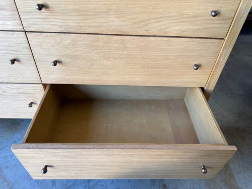 Cassie 6-Drawer Double Dresser - Oak