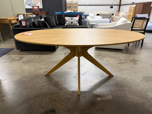 Conan 75" Oval Dining Table - Oak