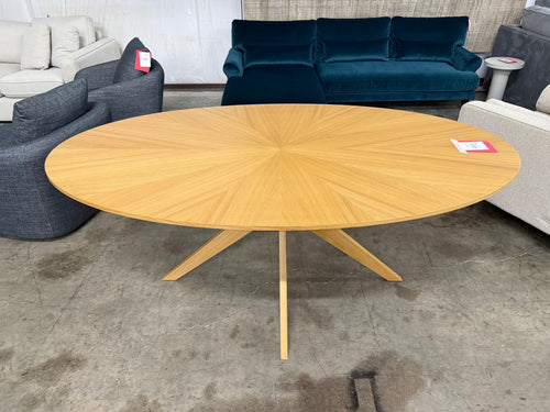 Conan 75" Oval Dining Table - Oak
