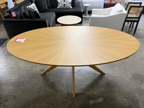 Conan 75" Oval Dining Table - Oak