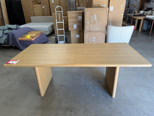 Torme 82.75" - 104.25" Extendable Dining Table - White Oak