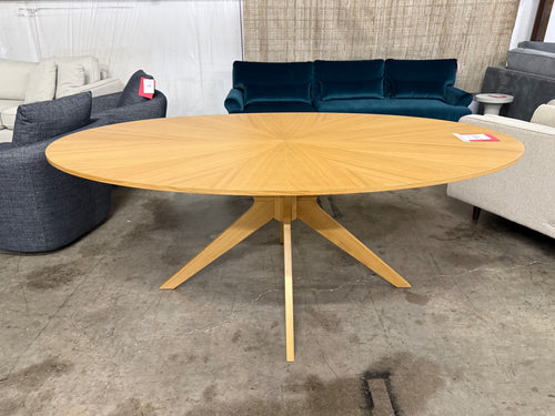 Conan 75" Oval Dining Table - Oak