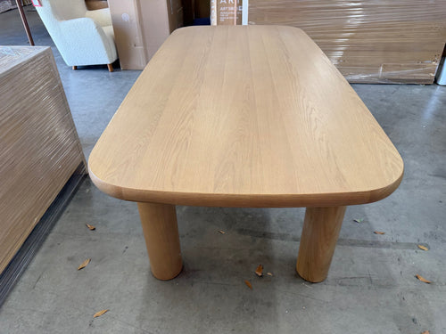 Adel 82.5" Dining Table - White Oak