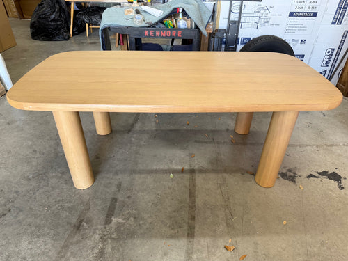Adel 82.5" Dining Table - White Oak