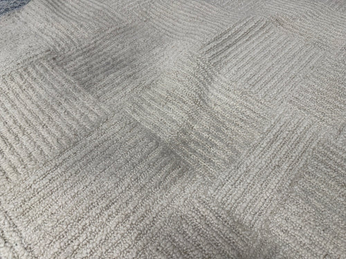 Clyde 8 X 10 Wool Rug - Textured Ivory