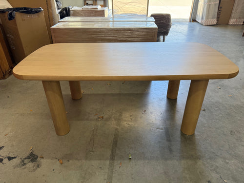 Adel 82.5" Dining Table - White Oak