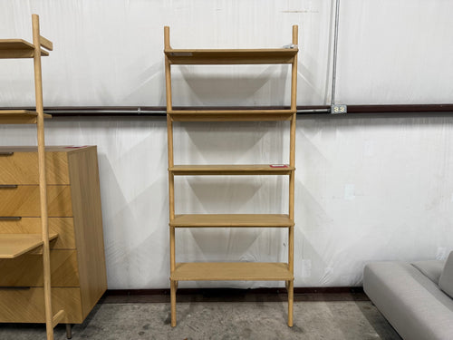 Heidi 33.25" Modular Shelving Unit, Wide - White Oak