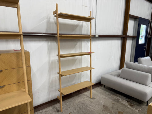 Heidi 33.25" Modular Shelving Unit, Wide - White Oak