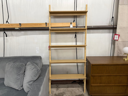 Heidi 33.25" Modular Shelving Unit, Wide - White Oak