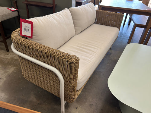 Aby 69.5" Outdoor Loveseat - Dravite Ivory