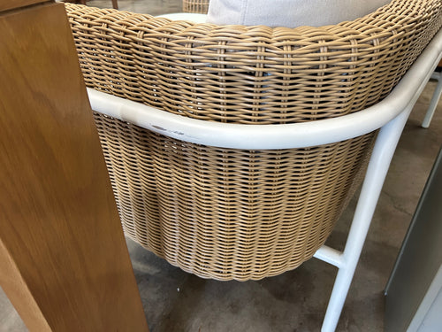 Aby 69.5" Outdoor Loveseat - Dravite Ivory