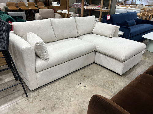 Marina 90" Reversible Storage Sectional - Clover Ivory
