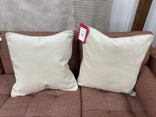 Lucca Velvet Pillow Set - Plush Pacific Taupe