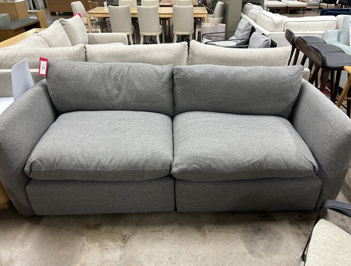 Leigh 92” Modular Sofa - Silver Gray Performance Fabric