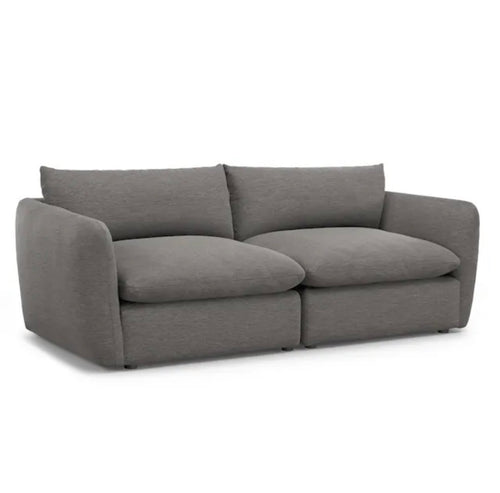 Leigh 92” Modular Sofa - Silver Gray Performance Fabric