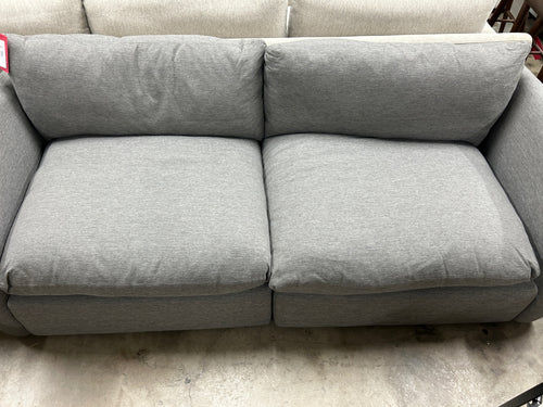 Leigh 92” Modular Sofa - Silver Gray Performance Fabric