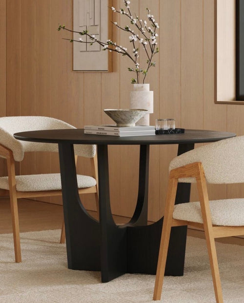 *CLEARANCE* Tovi 48” Round Dining Table - Black