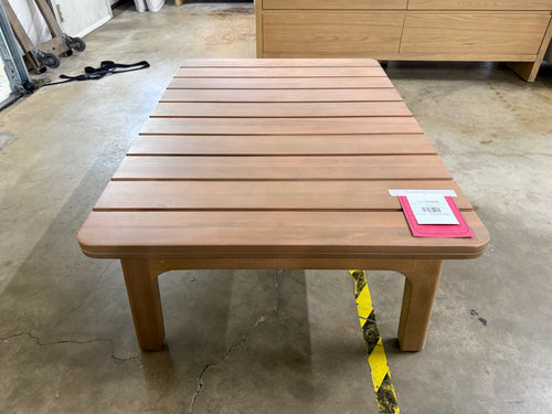 Elise 43" Outdoor Coffee Table - Light Eucalyptus