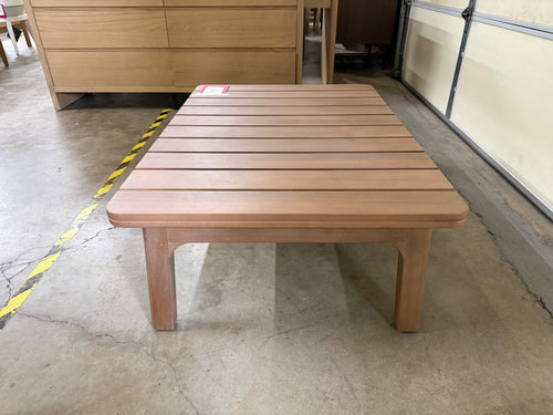 Elise 43" Outdoor Coffee Table - Light Eucalyptus