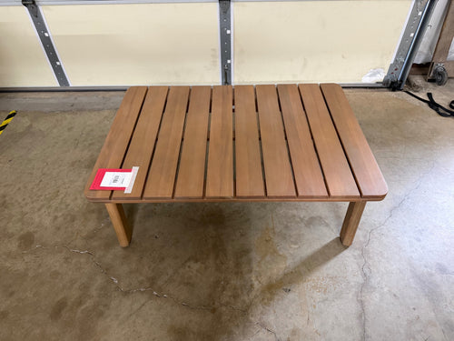 Elise 43" Outdoor Coffee Table - Light Eucalyptus