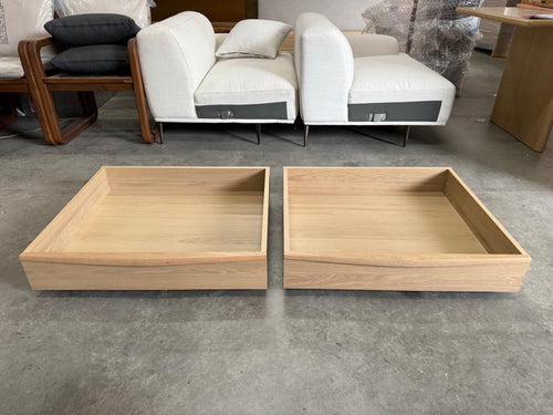 Lenia Underbed Storage Drawer Set - White Oak
