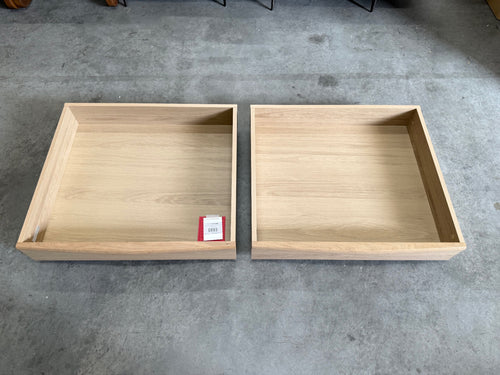 Lenia Underbed Storage Drawer Set - White Oak