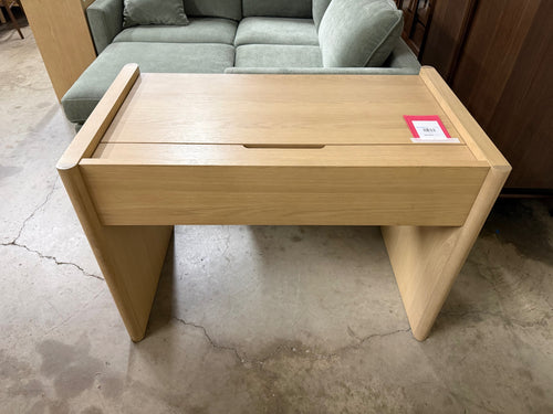 Torme 44" Height Adjustable Desk - White Oak