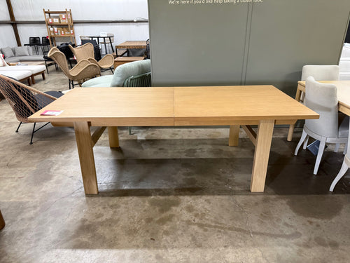 Gina 88.5" - 112" Extendable Dining Table - White Oak