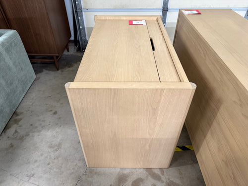 Torme 44" Height Adjustable Desk - White Oak
