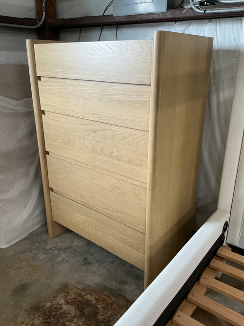 Torme 5-Drawer Chest - White Oak