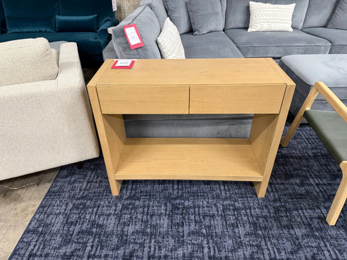 Leif 37" Storage Console - White Oak