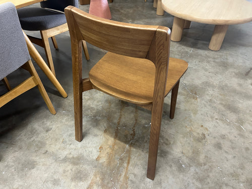 Gusfa Stackable Dining Chair - Smoked Oak