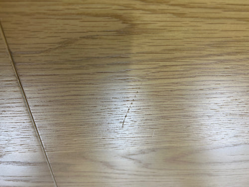 Dako 76.75in - 116in Extendable Dining Table - Natural Oak