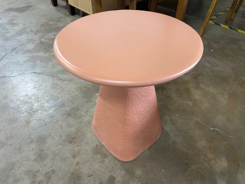 Ozetta Concrete Side Table - Moonlit Rust