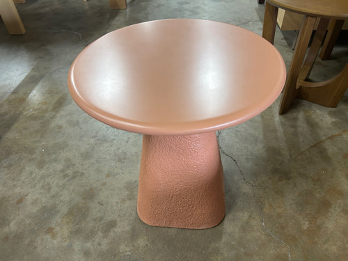 Ozetta Concrete Side Table - Moonlit Rust