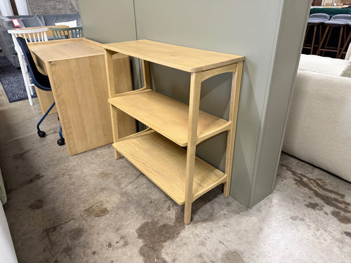 Krossa 36" Shelving Unit, Short - White Oak