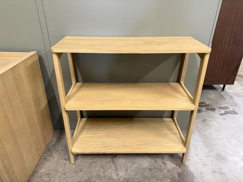 Krossa 36" Shelving Unit, Short - White Oak