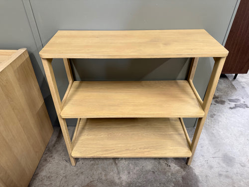 Krossa 36" Shelving Unit, Short - White Oak