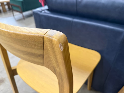 Pair of Gusfa Stackable Dining Chairs - Oak