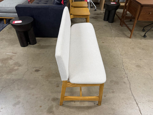 Nosh 51.5" Bench - Oak And Ratine Ivory