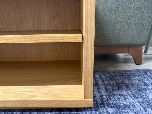 Kouva 47" Bench - Natural Oak And Santolina Gray