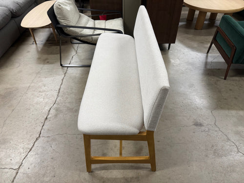 Nosh 51.5" Bench - Oak And Ratine Ivory