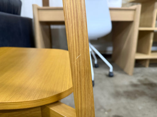 Pair of Gusfa Stackable Dining Chairs - Oak