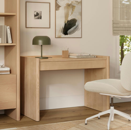 Torme 44" Height Adjustable Desk - White Oak