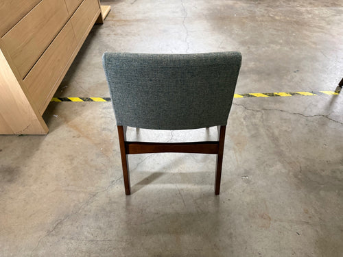 Set of 6 Nosh Dining Chairs - Walnut And Hemlock Green