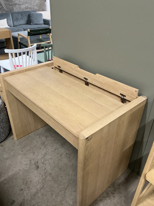Torme 44" Height Adjustable Desk - White Oak