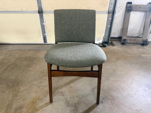 Set of 6 Nosh Dining Chairs - Walnut And Hemlock Green